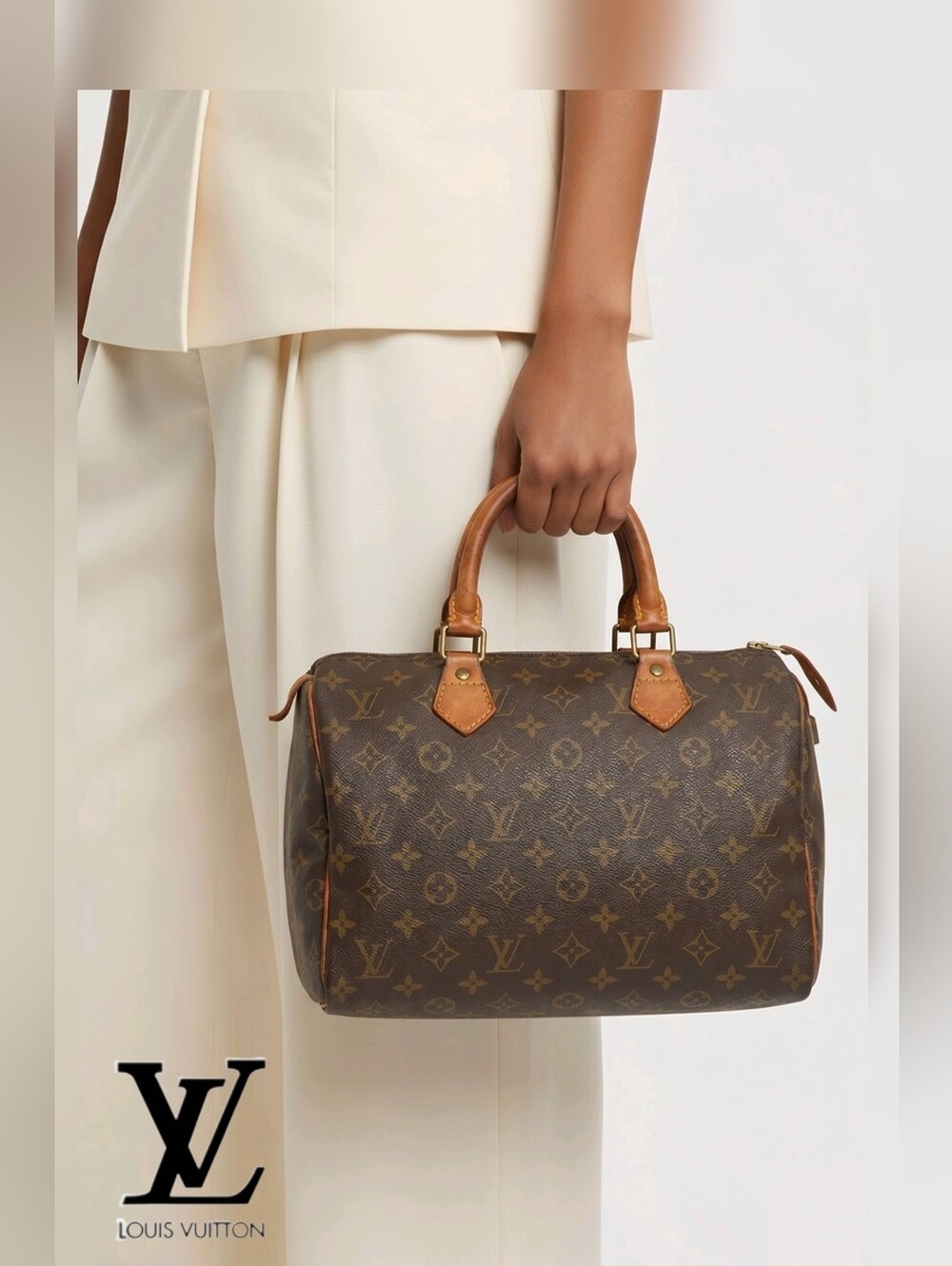 Sale 👀 Louis Vuitton Monogram Speedy 30 BOSTON Bag Vtg Paris